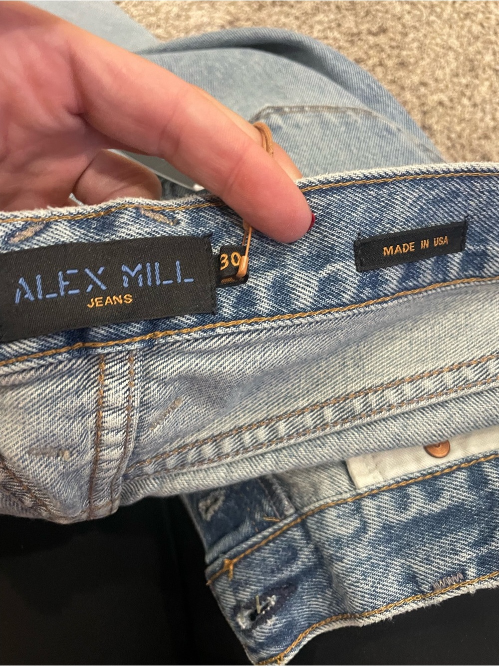 Alex Mill the bev relaxed jeans size 30 NWT MSRP $225 - Picture 10 of 11